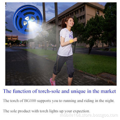 Bluetooth sports speaker, 4.1 version, TF card, torch and carabiner